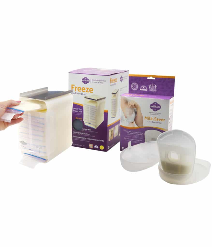 Milkies Milk Saver – Breast Milk Collector Storage (BPA-Free)