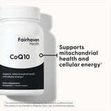 Fairhaven Health CoQ10 Supplement for Male and Female Reproductive Health supports mitochondrial health and cellular energy.*