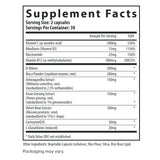 Fairhaven Health CountBoost for Men supplement facts.