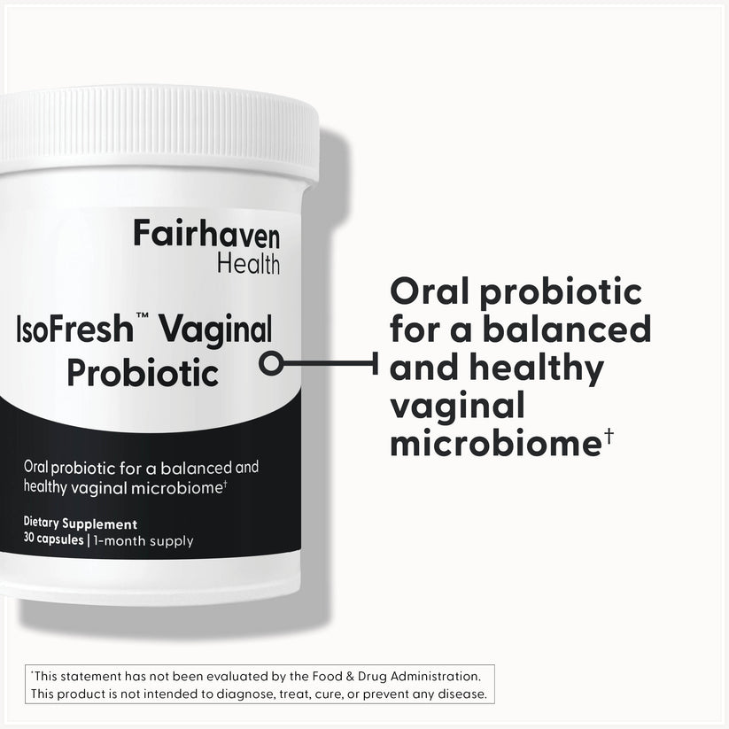 IsoFresh Probiotic  is an oral probiotic for a balanced and healthy vaginal microbiome.