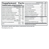 Fairhaven Health Menopause Multivitamin Essentials supplement facts.