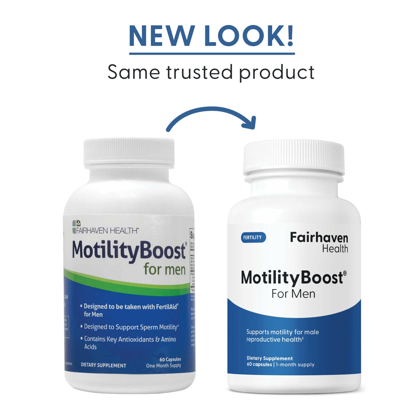 Fairhaven Health MotilityBoost new look, same trusted product.