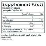 Fairhaven Health Myo + D-Chiro Inositol 240 capsules supplement facts.