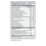 Fairhaven Health Women's Multivitamin Essentials supplement facts.