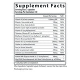 Fairhaven Health Postnatal Multivitamin Essentials supplement facts.