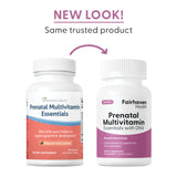 Fairhaven Health Prenatal Multivitamin Essentials with DHA new look, same trusted product.