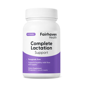 Fairhaven Health Complete Lactation Support supplement.