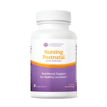 Fairhaven Health Milkies Nursing Postnatal support for healthy lactation bottle.