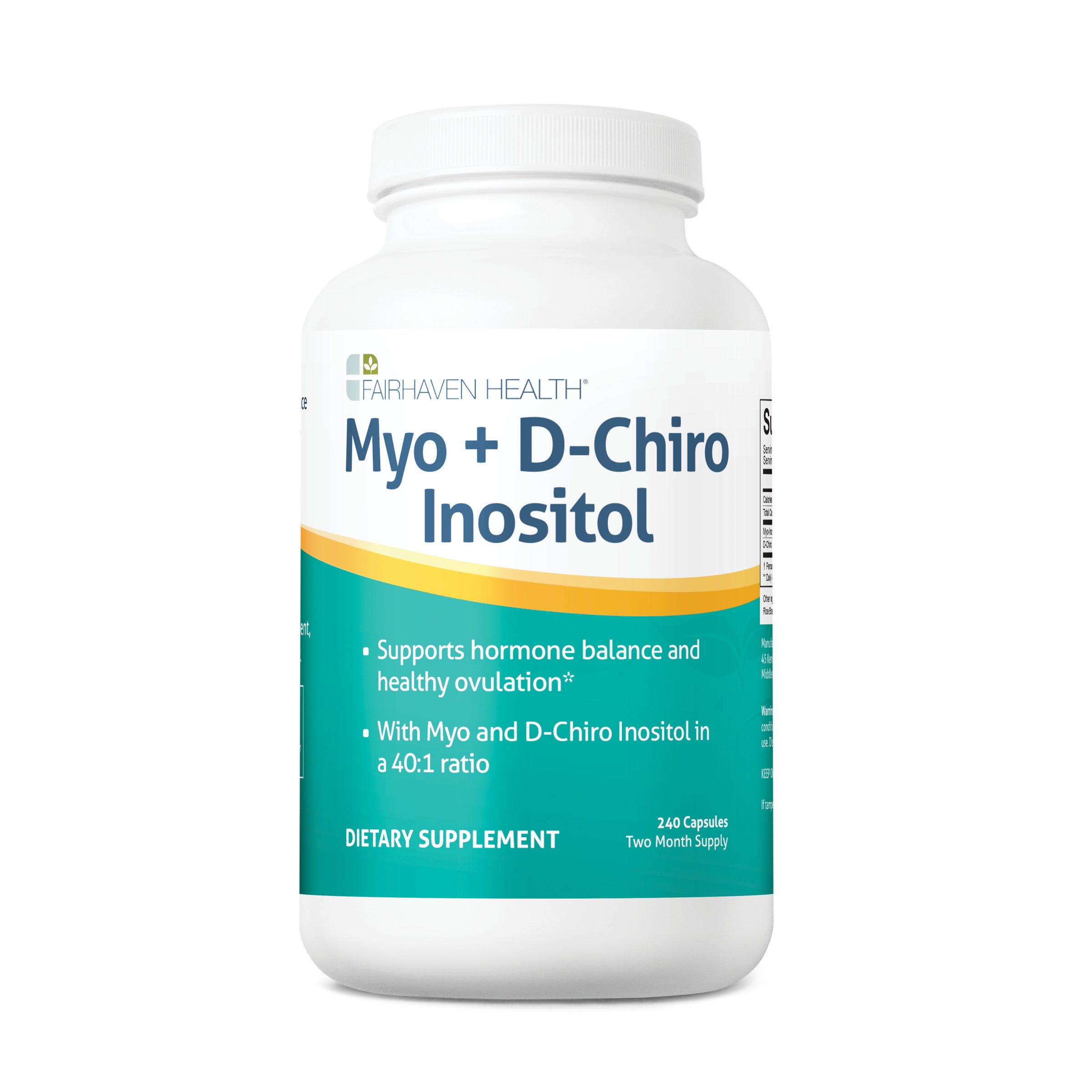 Fairhaven Health Myo + D-Chiro Inositol 240 capsules