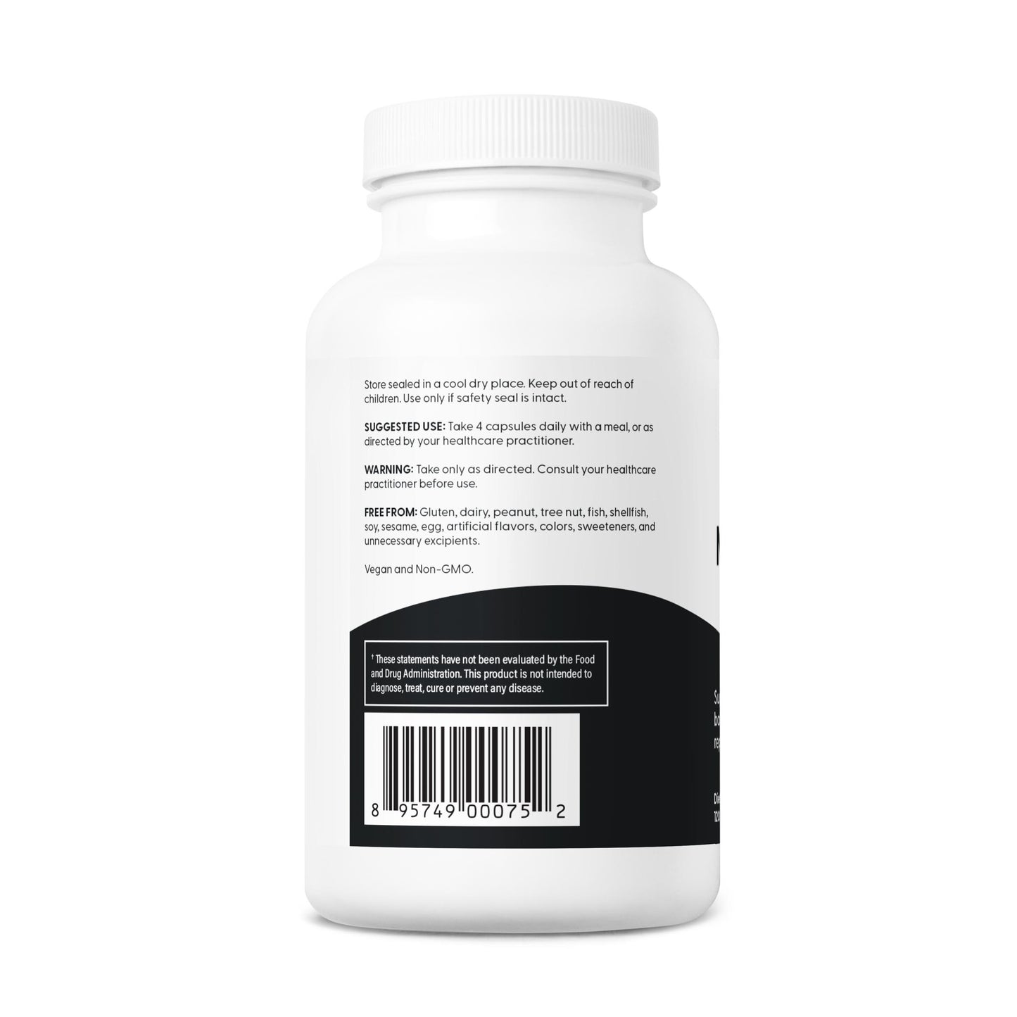 Fairhaven Health Myo-Inositol 120 capsules suggested use.