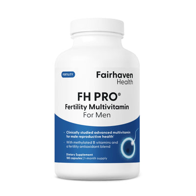 Fairhaven Health FH PRO Fertility Multivitamin for Men.