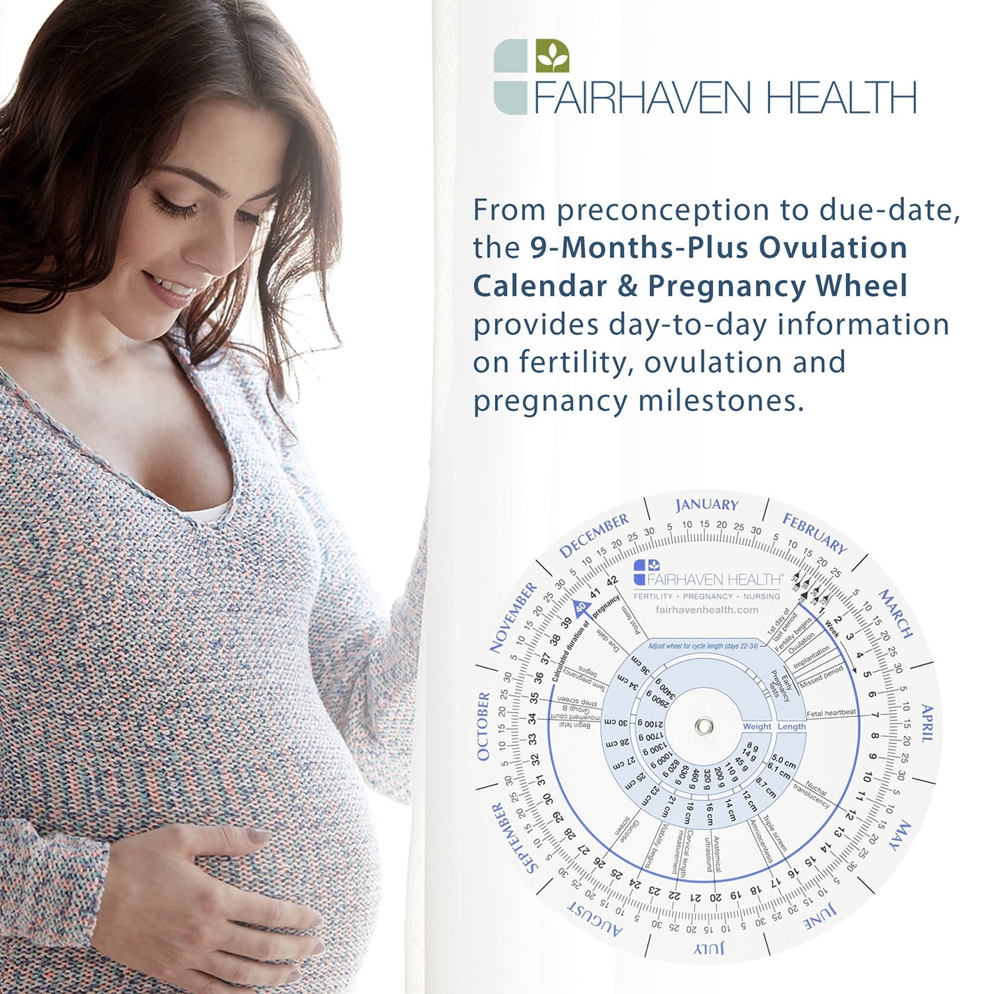 Ovulation Predictor and Pregnancy Wheel Fairhaven Health