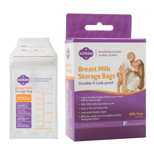 Breastmilk Storage Bags 25 Pack with Spout / My Mommy's Milk Lacti-Cups –  Lacticups